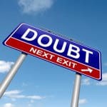 Doubt concept.