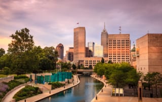 The Indianapolis canal