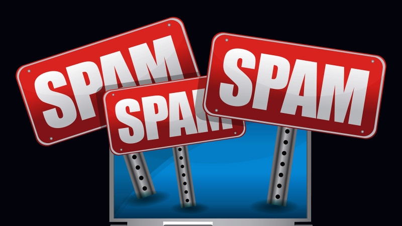Several Spam signs