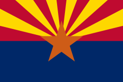The flag of the state of Arizona