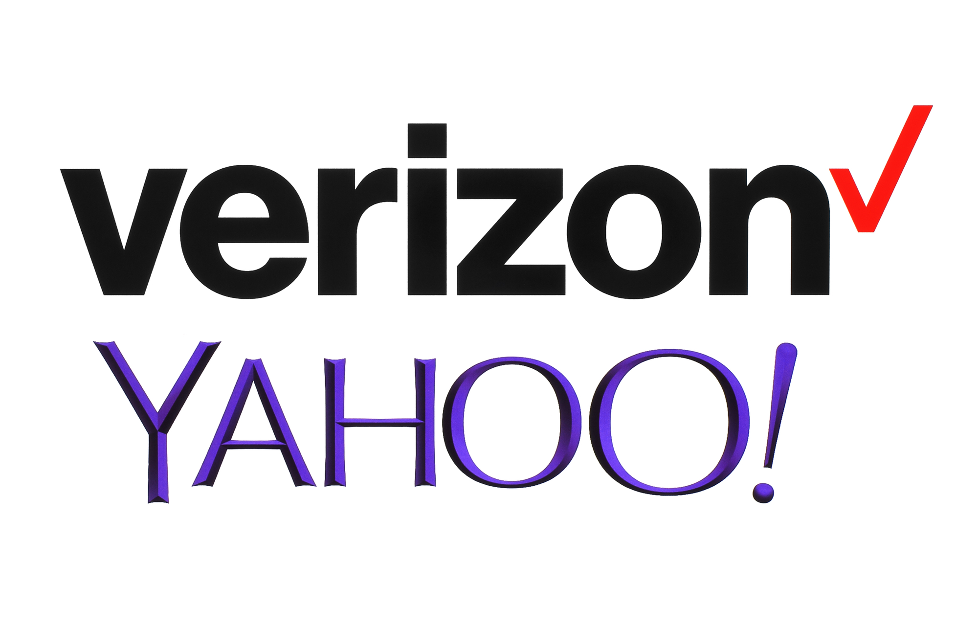 The Yahoo and Verizon symbol