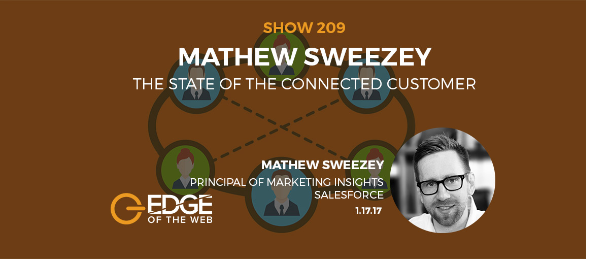 Show 209: The state of the connected customer, featuring Mathew Sweezey