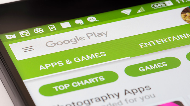 The Google Play store