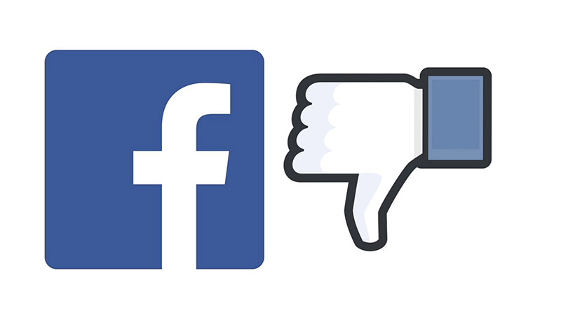 The Facebook logo and a 