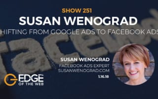 Susan Wenograd talks Facebook Ads on Edge of the Web