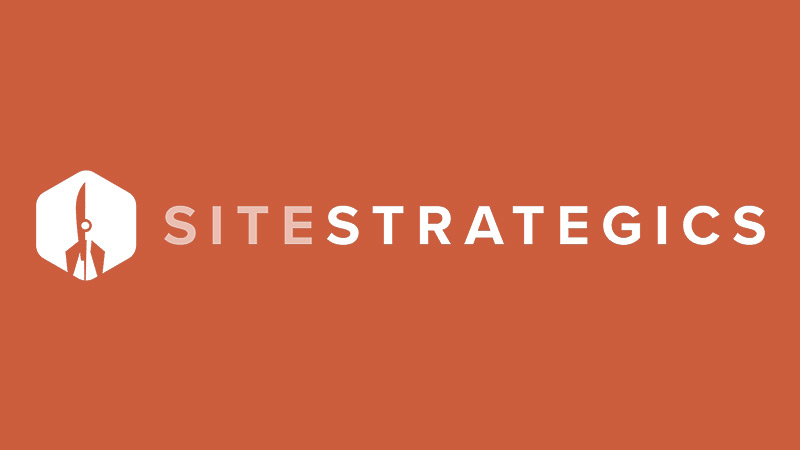 Site Strategics Logo with orange background