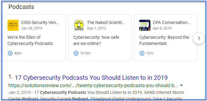 A selection of cybersecurity podcasts