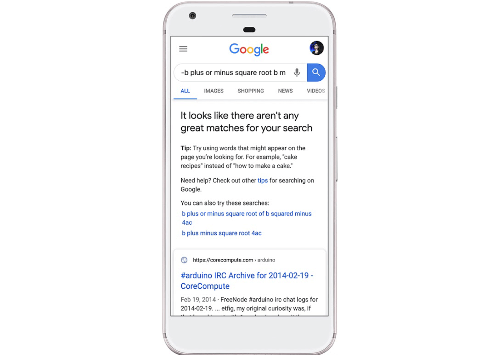 Google launches search tips for when the query doesn’t return great matches