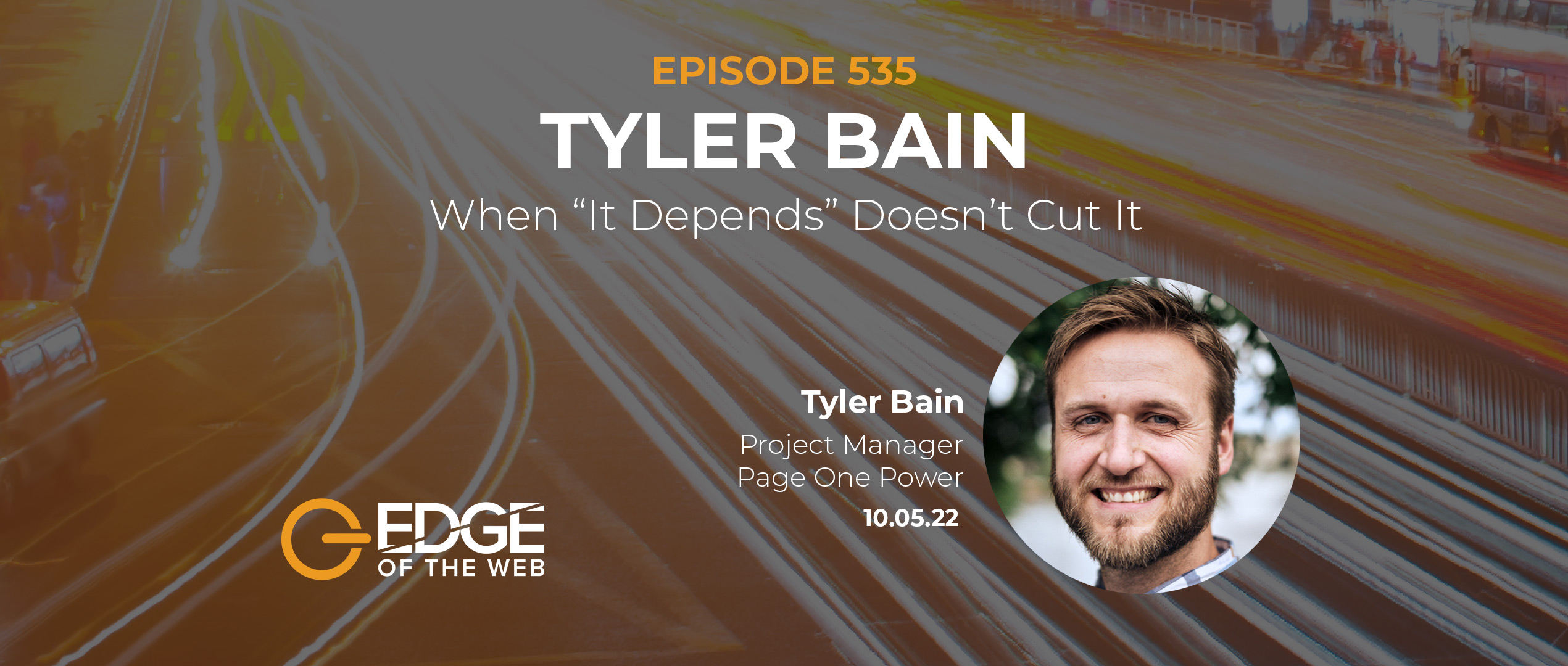 Tyler Bain EDGE Episode 535 Featured Image